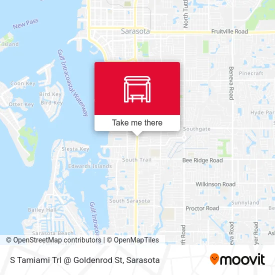 Mapa de S Tamiami Trl @ Goldenrod St