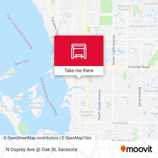 Mapa de N Osprey Ave @ Oak St
