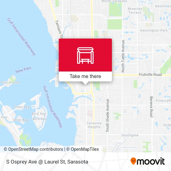 Mapa de S Osprey Ave @ Laurel St