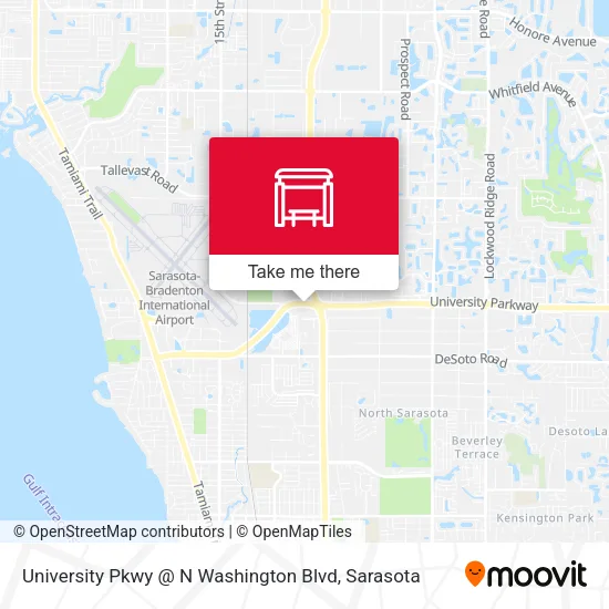 Mapa de University Pkwy @ N Washington Blvd