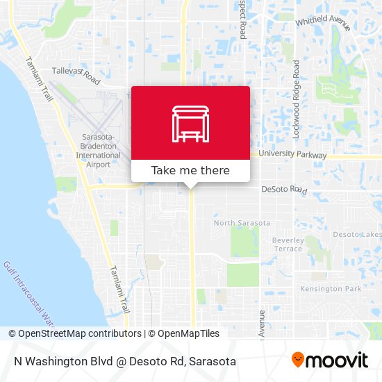 N Washington Blvd @ Desoto Rd map