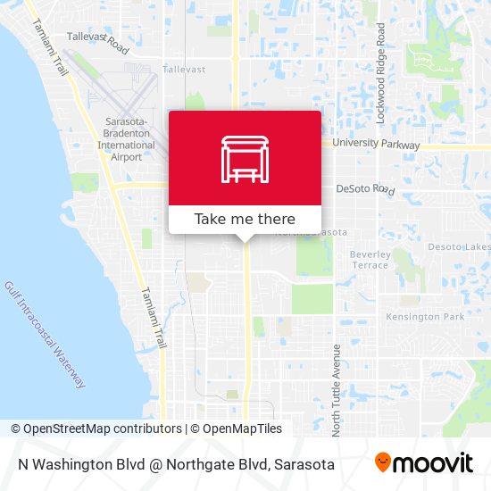 Mapa de N Washington Blvd @ Northgate Blvd