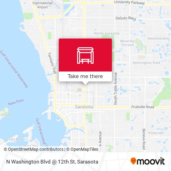 N Washington Blvd @ 12th St map