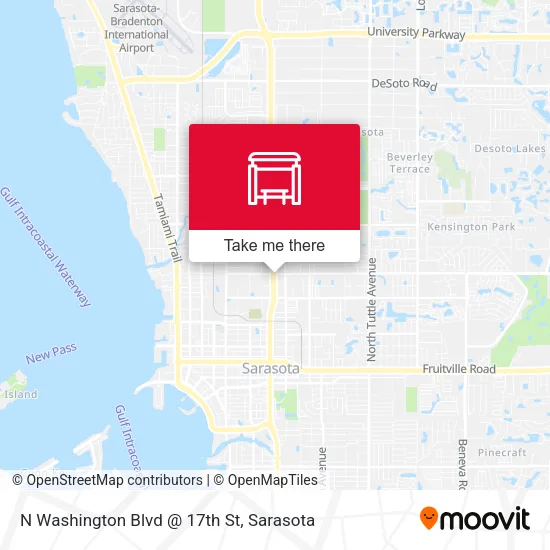 Mapa de N Washington Blvd @ 17th St