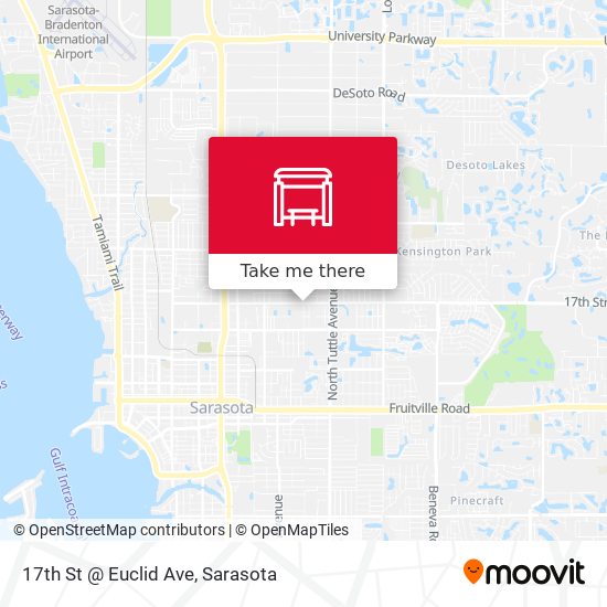 17th St @ Euclid Ave map
