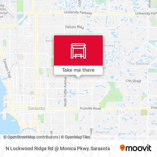 Mapa de N Lockwood Ridge Rd @ Monica Pkwy