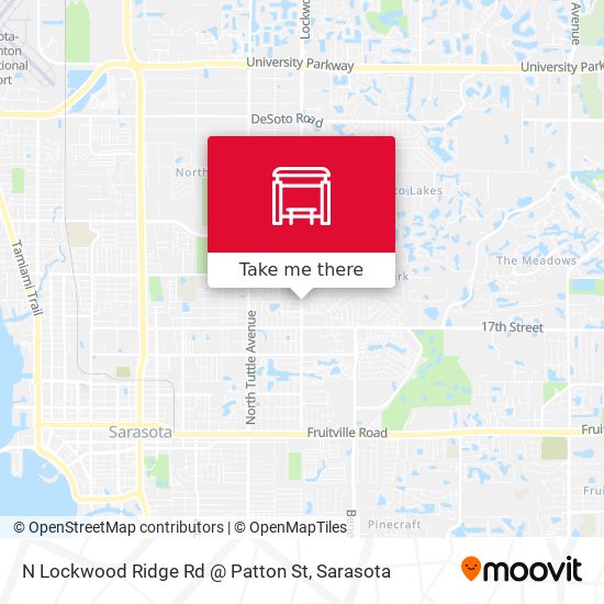 Mapa de N Lockwood Ridge Rd @ Patton St