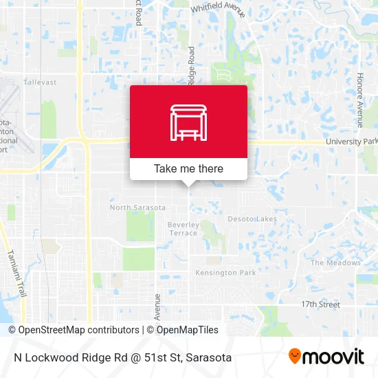 Mapa de N Lockwood Ridge Rd @ 51st St