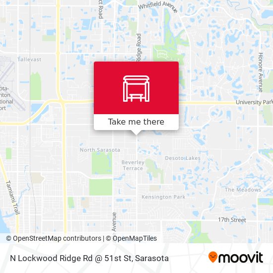 N Lockwood Ridge Rd @ 51st St map