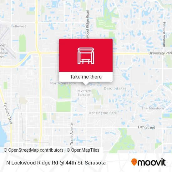 Mapa de N Lockwood Ridge Rd @ 44th St