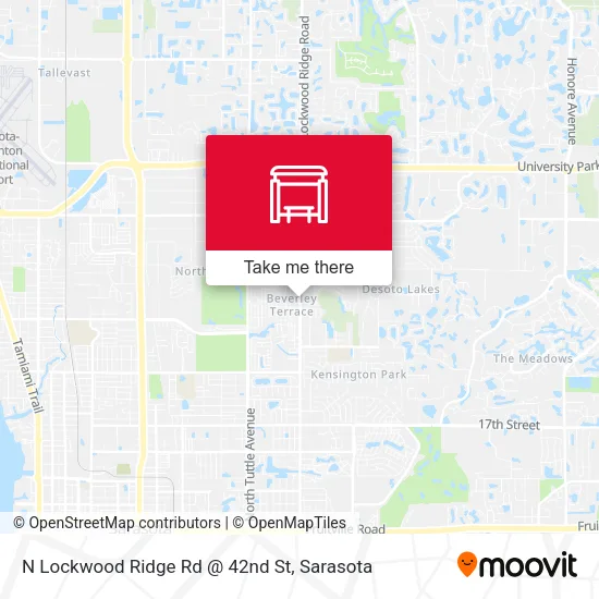 Mapa de N Lockwood Ridge Rd @ 42nd St