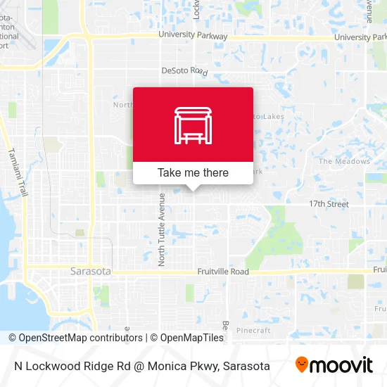 Mapa de N Lockwood Ridge Rd @ Monica Pkwy