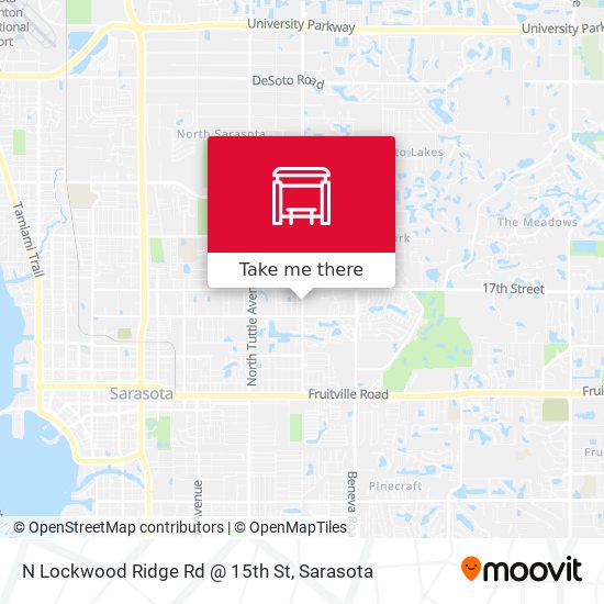 Mapa de N Lockwood Ridge Rd @ 15th St