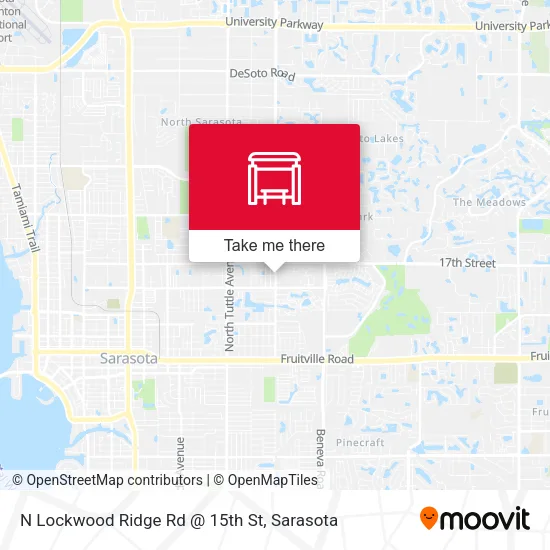Mapa de N Lockwood Ridge Rd @ 15th St