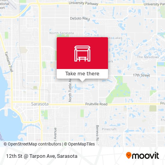 12th St @ Tarpon Ave map