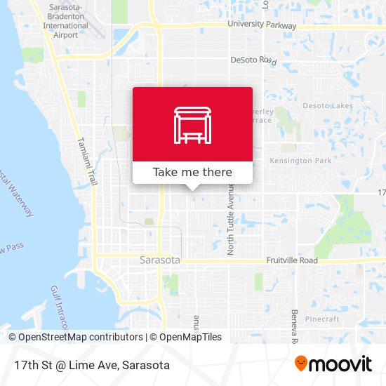 Mapa de 17th St @ Lime Ave