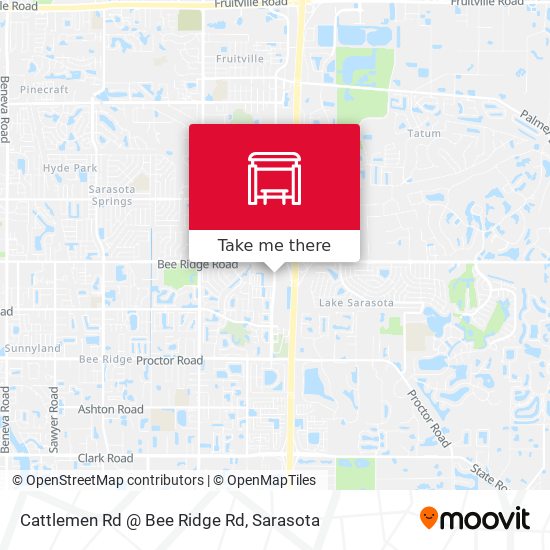 Cattlemen Rd @ Bee Ridge Rd map