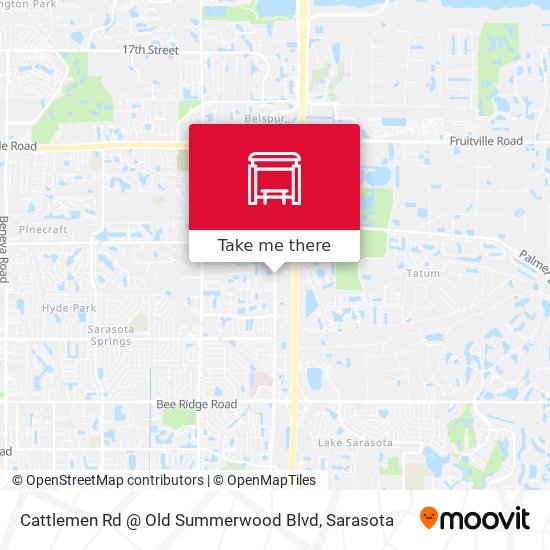 Cattlemen Rd @ Old Summerwood Blvd map