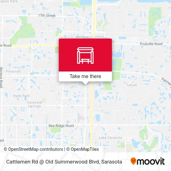 Mapa de Cattlemen Rd @ Old Summerwood Blvd