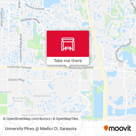 University Pkwy @ Medici Ct map