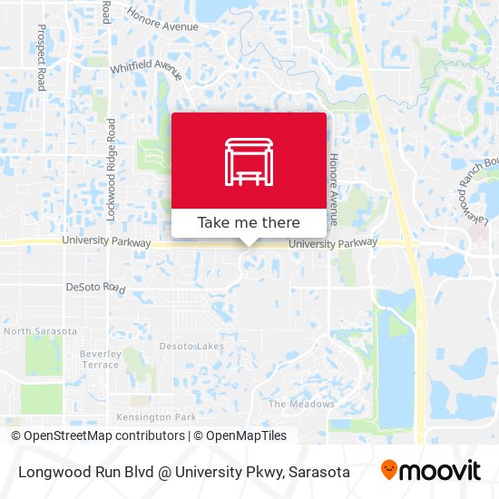 Mapa de Longwood Run Blvd @ University Pkwy