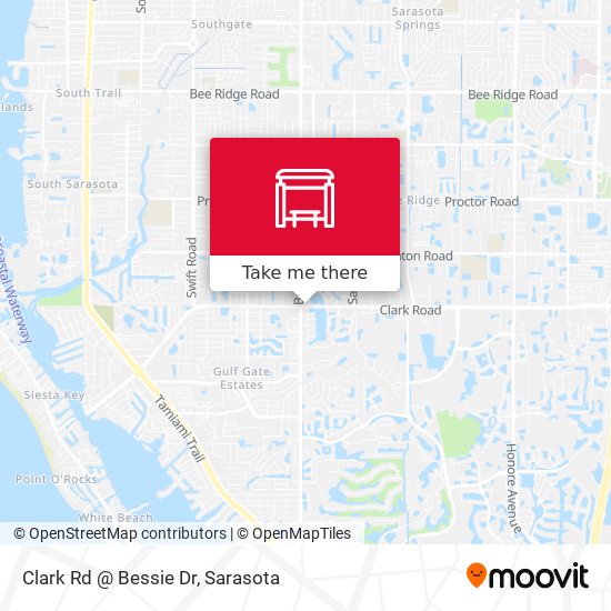 Clark Rd @ Bessie Dr map