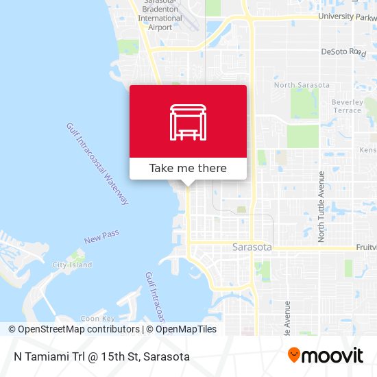 N Tamiami Trl @ 15th St map