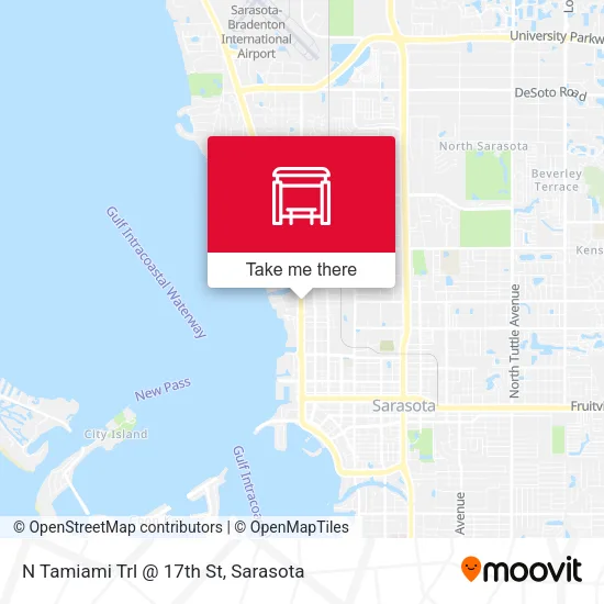 Mapa de N Tamiami Trl @ 17th St