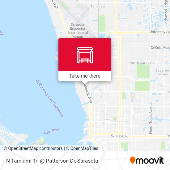 N Tamiami Trl @ Patterson Dr map