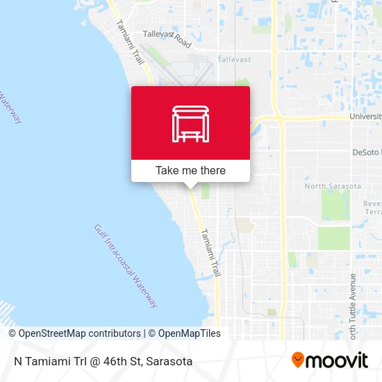 Mapa de N Tamiami Trl @ 46th St