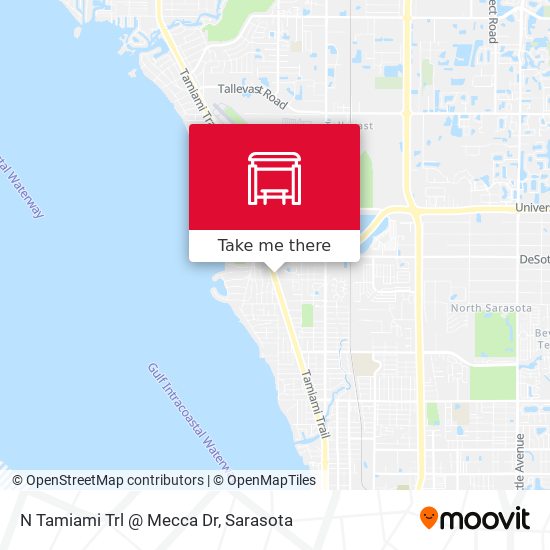 N Tamiami Trl @ Mecca Dr map