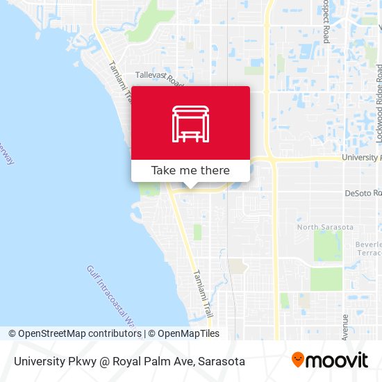 Mapa de University Pkwy @ Royal Palm Ave