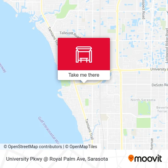 Mapa de University Pkwy @ Royal Palm Ave