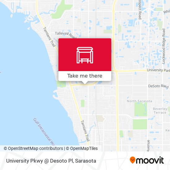 Mapa de University Pkwy @ Desoto Pl