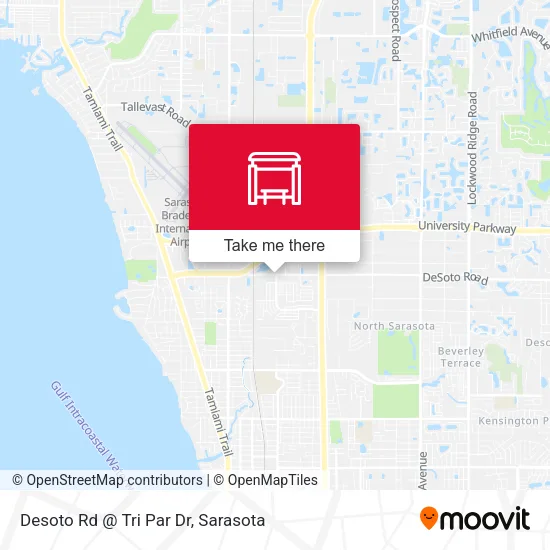 Mapa de Desoto Rd @ Tri Par Dr