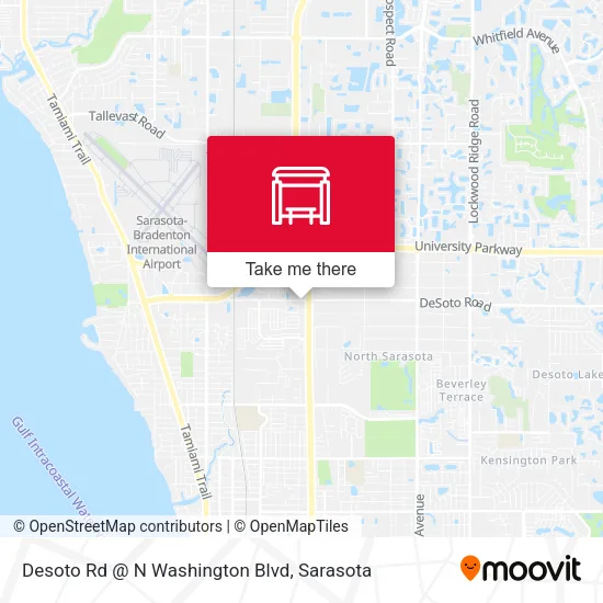 Mapa de Desoto Rd @ N Washington Blvd