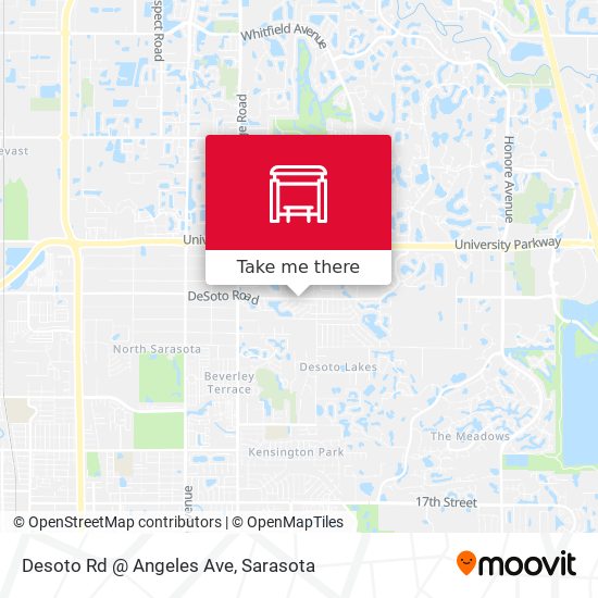Mapa de Desoto Rd @ Angeles Ave
