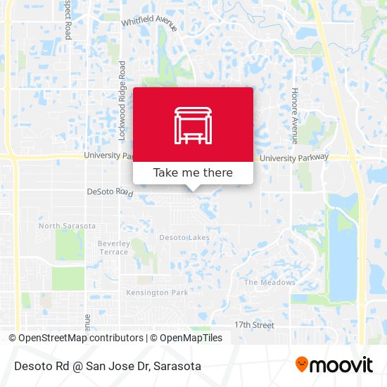Mapa de Desoto Rd @ San Jose Dr