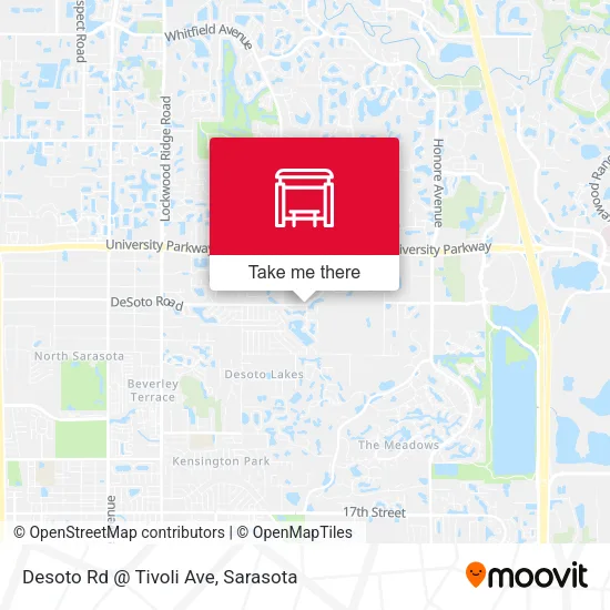 Mapa de Desoto Rd @ Tivoli Ave