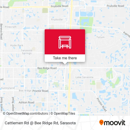 Mapa de Cattlemen Rd @ Bee Ridge Rd