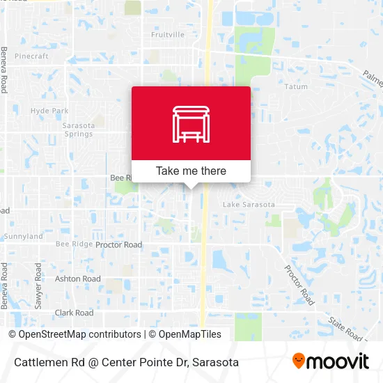 Mapa de Cattlemen Rd @ Center Pointe Dr