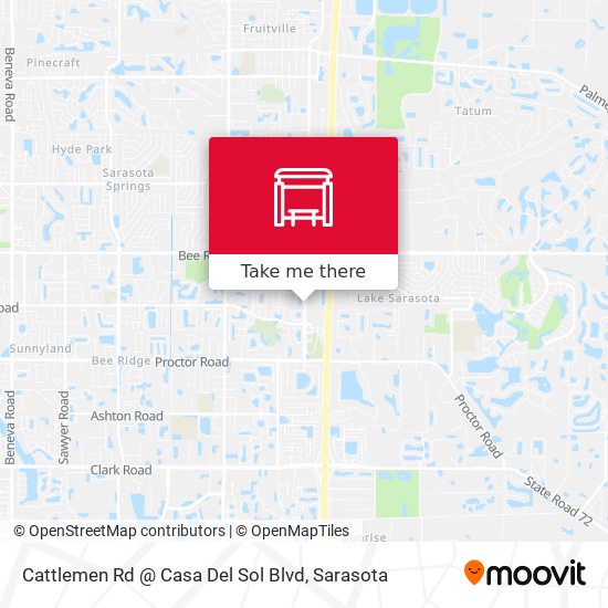 Mapa de Cattlemen Rd @ Casa Del Sol Blvd