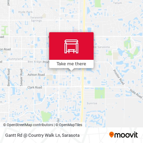 Gantt Rd @ Country Walk Ln map