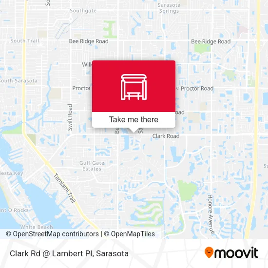 Mapa de Clark Rd @ Lambert Pl
