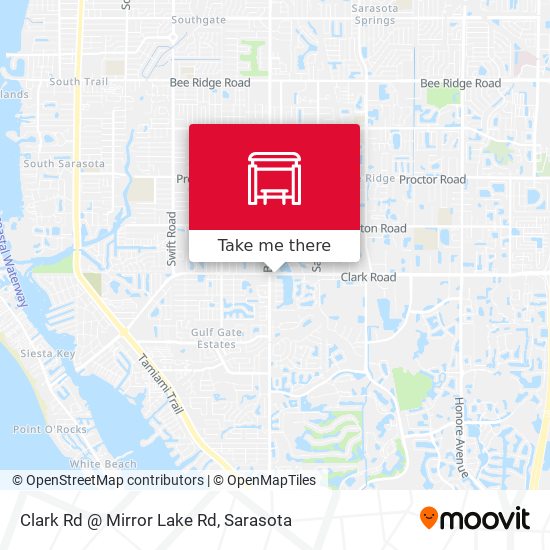 Clark Rd @ Mirror Lake Rd map