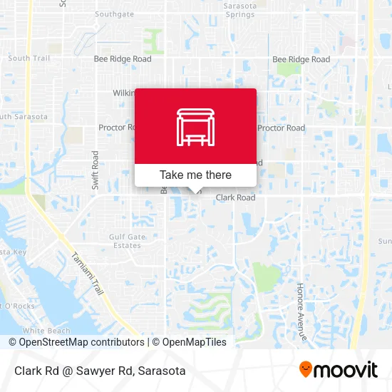 Clark Rd @ Sawyer Rd map