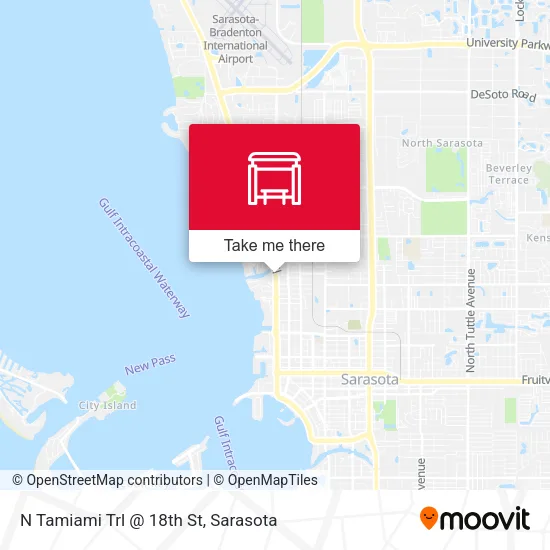 Mapa de N Tamiami Trl @ 18th St