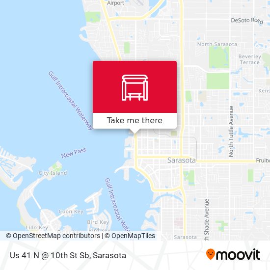 Us 41 N @ 10th St Sb map