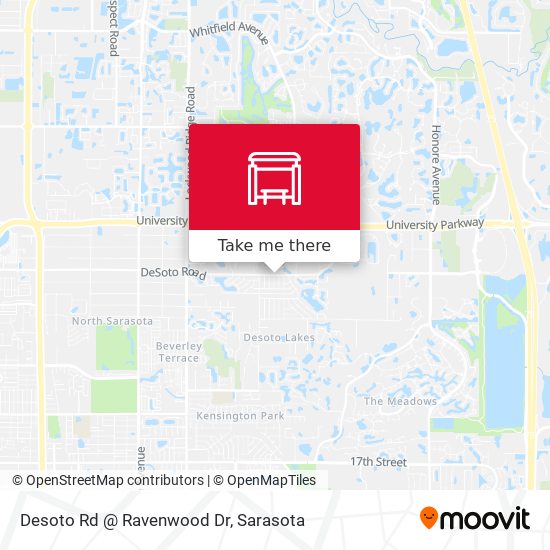 Mapa de Desoto Rd @ Ravenwood Dr