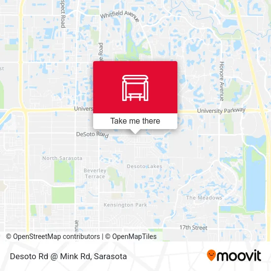 Mapa de Desoto Rd @ Mink Rd